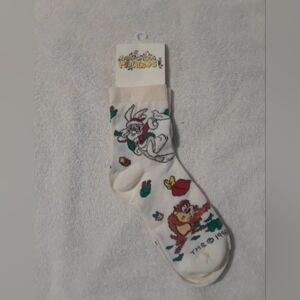 Vintage Looney tunes harmonious christmas holiday socks